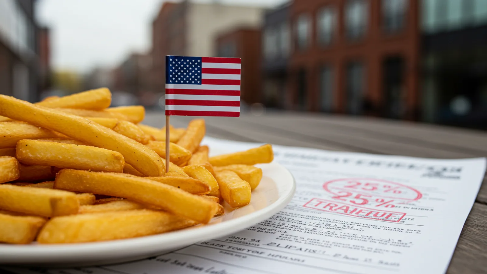 Éliminés par la Belgique, les États-Unis imposent un tarif de 25 % sur les frites, la gaufre épargnée « pour l'instant »
