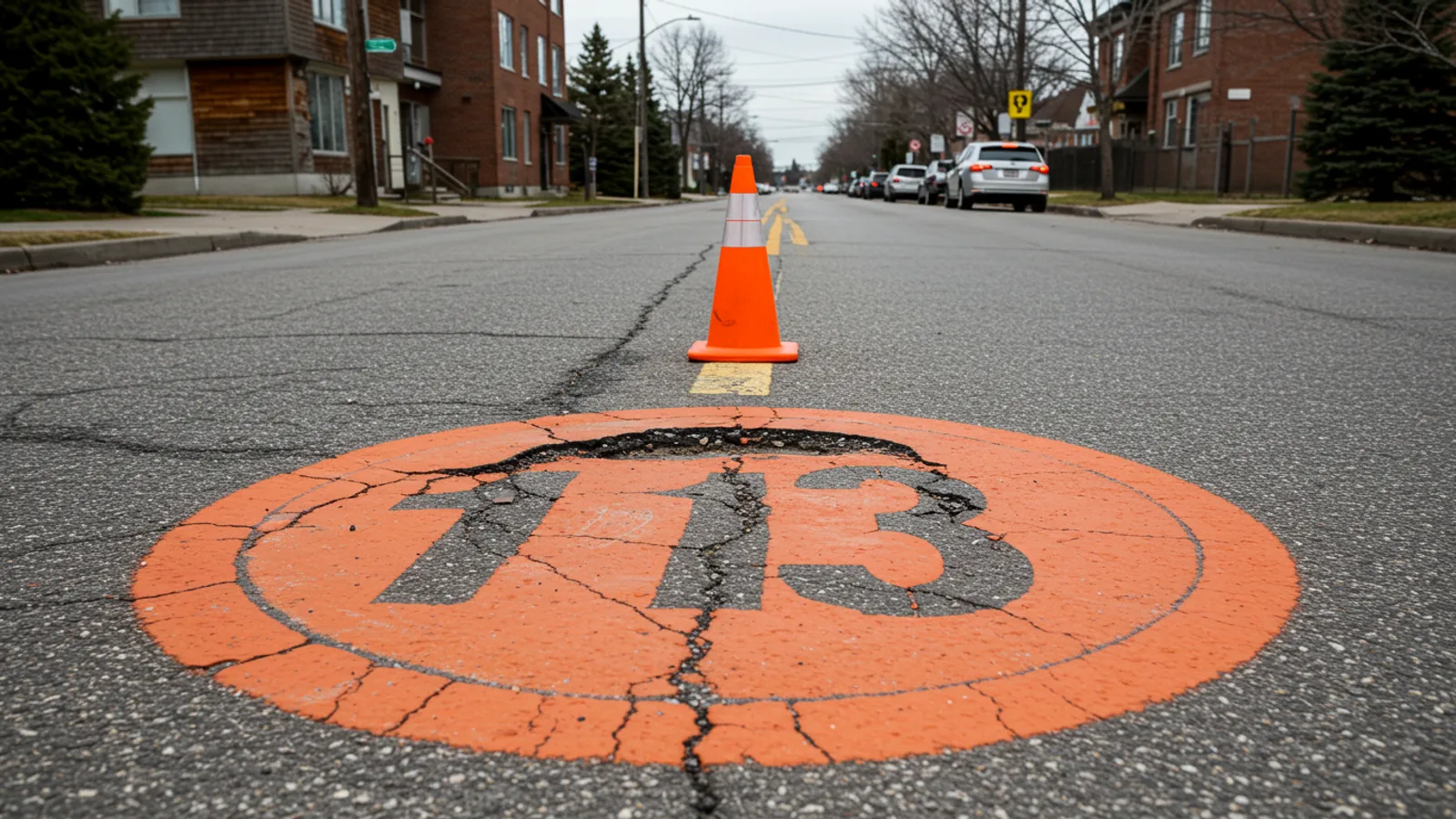 Montréal lance un vaste programme de visibilité de ses nids-de-poule plutôt que de les réparer